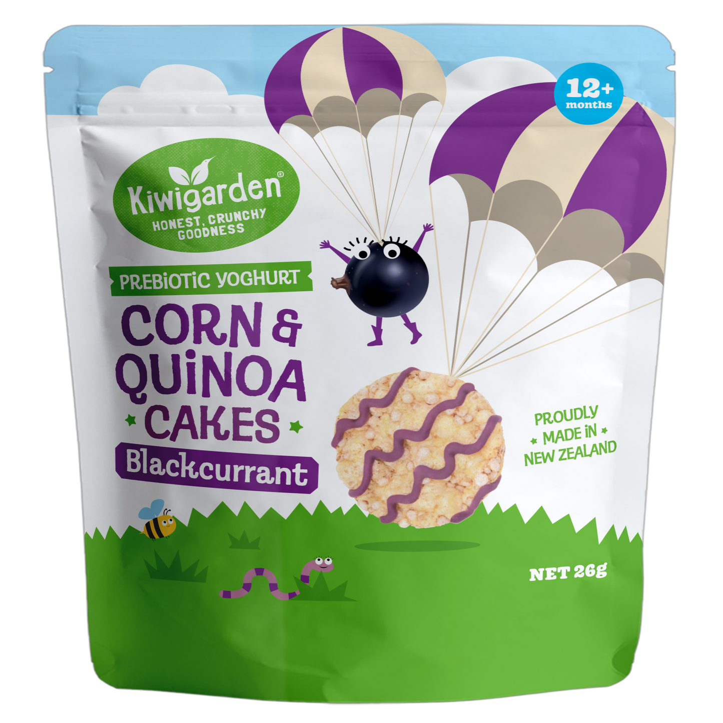Blackcurrant Probiotic Yoghurt Corn & Quinoa Cakes 26g