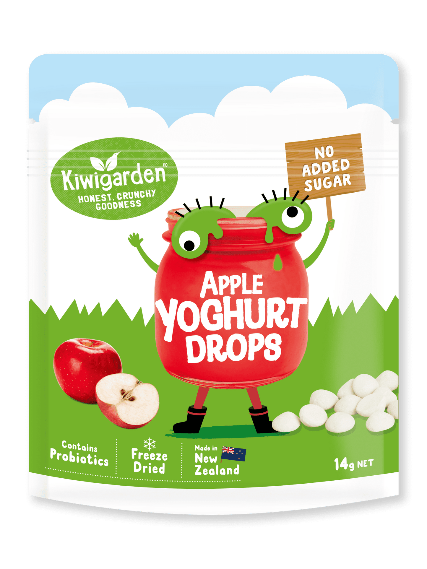 Apple Yoghurt Drops 14g - No added sugar